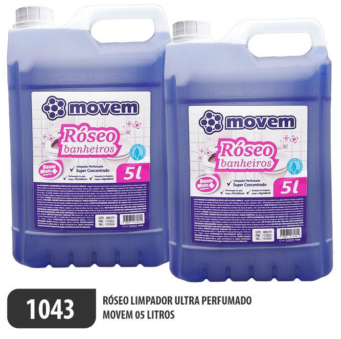 Róseo Limpador Ultra Perfumado Pisos & Banheiros - Ref. 1043