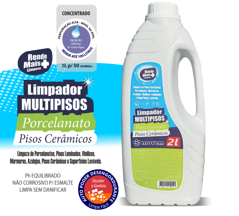 1054 - Limpador de Porcelanato e Pisos Cerâmicos Movem 02 Litros - PNG