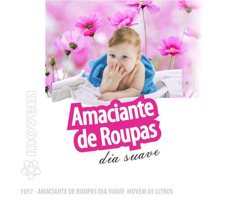 1057-PP-Q1 - Amaciante de Roupas Dia Suave Movem 05 Litros