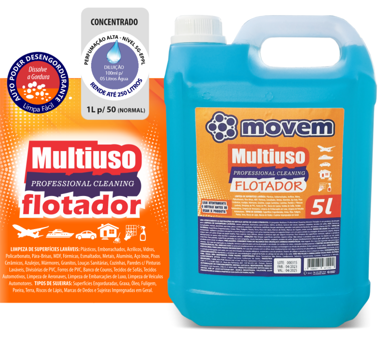 1079 - Multiuso Flotador Professional Cleaning 05 Litros - PNG