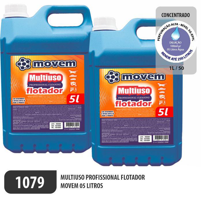 1079-PP-Q1 - Flotador Multiuso Professional Cleaning Movem 05 Litros