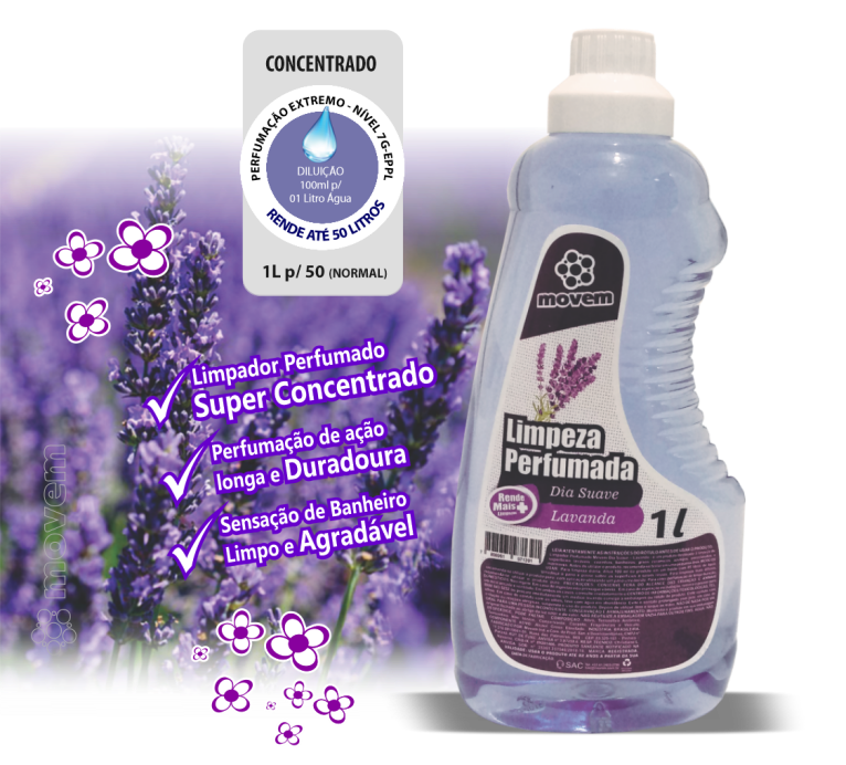 1091 - Limpador Ultra Perfumado Lavanda Gley Movem 01 Litro - PNG