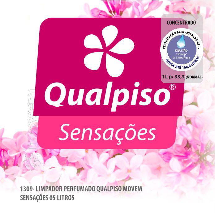 1309-PP-Q1 - Limpador Perfumado Qualpiso Movem - Sensações