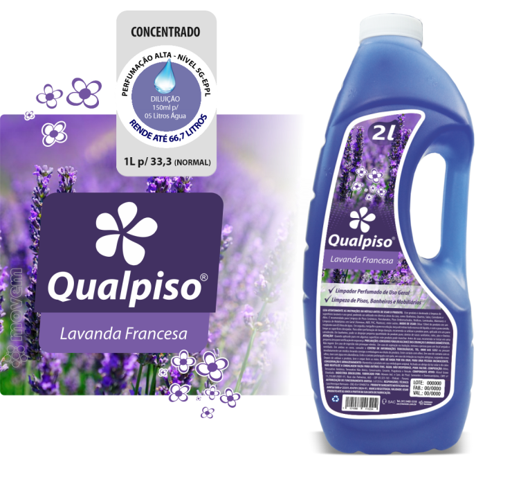 1320 - Limpador Perfumado Qualpiso Movem Lavanda Francesa 02 Litros - PNG
