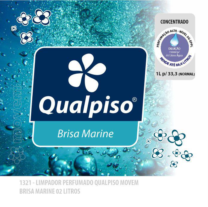 1321-PP-Q1 - Limpador Perfumado Qualpiso Movem - Brisa Marine
